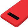 Etui silikonowe Liquid do Samsung Galaxy S10 Plus - czerwone