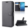 Litchi pokrowiec flip do Samsung Galaxy S10 Plus - czarny