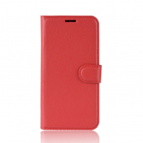 Litchi pokrowiec flip do Samsung Galaxy S10 Plus - czerwony