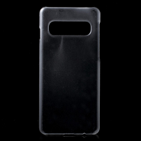 Etui gumowe matowe do Samsung Galaxy S10 - przezroczyste