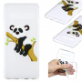 Etui plastikowe panda i bambus do Samsung Galaxy S10 Plus - przezroczyste