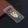 Etui plastikowe sowa z listem do Samsung Galaxy S10 Plus - przezroczyste