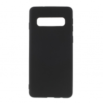 Etui matowe do Samsung Galaxy S10 Plus - czarne