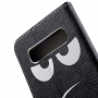 Pokrowiec flip Don't touch my phone do Samsung Galaxy S10 Plus - czarny