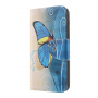 Pokrowiec flip motyl do Samsung Galaxy S10 Plus - niebieski