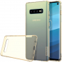 Nillkin etui przezroczyste z miękkiego plastiku do Samsung Galaxy S10 - złote