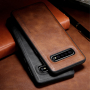 X-Level etui z powierzchnią skórzaną do Samsung Galaxy S10 - brązowe