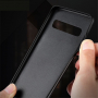 X-Level etui z powierzchnią skórzaną do Samsung Galaxy S10 - brązowe