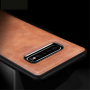 X-Level etui z powierzchnią skórzaną do Samsung Galaxy S10 - brązowe