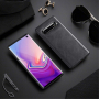 X-Level etui z powierzchnią skórzaną do Samsung Galaxy S10 - czarne