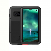 Love Mei super odporne etui metalowe do Samsung Galaxy S10 - czarne