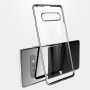 X-Level etui plastikowe przezroczyste z ramką do Samsung Galaxy S10 - czarne