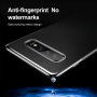 Baseus Etui plastikowe przezroczyste z ramką do Samsung Galaxy S10 - czarne