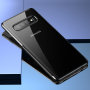 Baseus Etui plastikowe przezroczyste z ramką do Samsung Galaxy S10 Plus - czarne