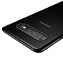 Baseus Etui plastikowe przezroczyste z ramką do Samsung Galaxy S10 Plus - czarne