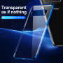 Baseus Etui plastikowe przezroczyste z ramką do Samsung Galaxy S10 Plus - niebieskie