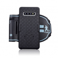 Etui sportowe z paskiem na rękę i stojakiem do Samsung Galaxy S10