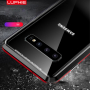 Luphie etui z ramką magnetyczną i szkłem hartowanym do Samsung Galaxy S10 - czerwone