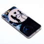 Etui świecące w ciemności Miesiąc kochanków do Honor 9 - czarno-niebieskie