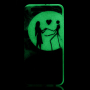 Etui świecące w ciemności Miesiąc kochanków do Honor 9 - czarno-niebieskie