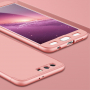 Etui matowe na cały telefon do Honor 9 - różowo-złote