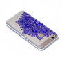 Etui plastikowe niebieska mandala do Huawei P10 Lite - przezroczyste