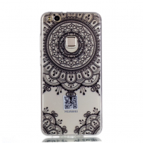 Etui plastikowe mandala do Huawei P10 Lite - przezroczyste