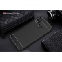 Etui plastikowe z teksturą szlifowaną do Huawei P20 Lite - czarne