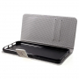 Pokrowiec flip niebieskie motyle do Huawei P20 Pro - szary