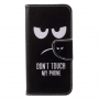 Pokrowiec flip Don't touch my phone do Huawei P20 Pro - czarny