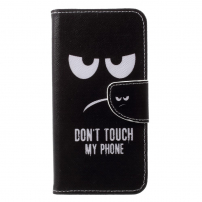 Pokrowiec flip Don't touch my phone do Huawei P20 Pro - czarny