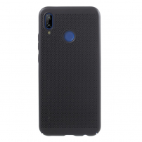 Etui plastikowe z wentylacją do Huawei P20 Lite - czarne