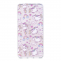 Etui plastikowe jednorożce do Huawei P20 Pro - przezroczyste