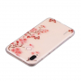 Etui plastikowe kwiaty sakury do Huawei P20 Lite - przezroczyste