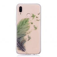Etui plastikowe piórko do Huawei P20 Lite - przezroczyste