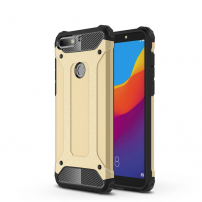 Super odporne etui Armor do Huawei Y7 Prime (2018) - złote