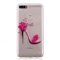 Etui plastikowe szpilki do Huawei Y7 Prime (2018) - przezroczyste