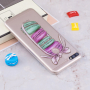 Etui plastikowe makaroniki do Huawei Y7 Prime (2018) - przezroczyste