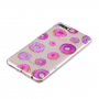 Etui plastikowe donuty do Huawei Y7 Prime (2018) - przezroczyste