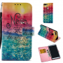 Pokrowiec flip Never stop deaming do Huawei Y7 Prime (2018) - kolorowy