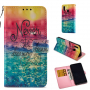 Pokrowiec flip Never stop deaming do Huawei P20 Lite - kolorowy