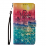 Pokrowiec flip Never stop deaming do Huawei P20 Lite - kolorowy