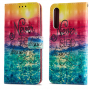 Pokrowiec flip Never stop deaming do Huawei P20 Pro - kolorowy
