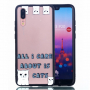 Etui plastikowe wytłoczone koty do Huawei P20 - przezroczyste