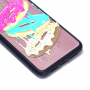 Etui plastikowe wytłoczone donuty do Huawei P20 - przezroczyste