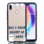 Etui plastikowe koty do Huawei P20 Lite - przezroczyste