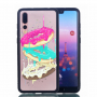 Etui plastikowe wytłoczone donuty do Huawei P20 Pro - przezroczyste