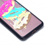 Etui plastikowe wytłoczone donuty do Huawei P20 Pro - przezroczyste