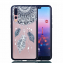 Etui plastikowe wytłoczone łapacz snów do Huawei P20 Pro - przezroczyste