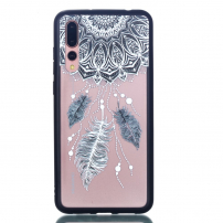 Etui plastikowe wytłoczone łapacz snów do Huawei P20 Pro - przezroczyste